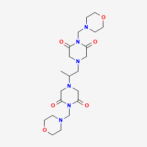 molecular formula C21H34N6O6 B1677345 Probimane CAS No. 95604-83-4