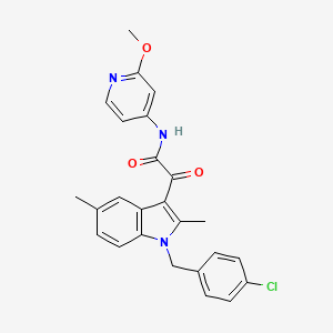 molecular formula C25H22ClN3O3 B1677346 MM-433593 CAS No. 1006604-91-6