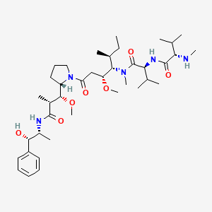 molecular formula C39H67N5O7 B1677349 Monomethylauristatin E CAS No. 474645-27-7