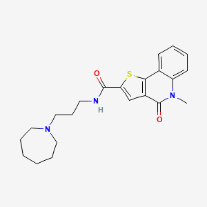 molecular formula C22H27N3O2S B1677361 MMV019313 