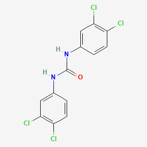 molecular formula C13H8Cl4N2O B1677363 MMV665852 CAS No. 4300-43-0