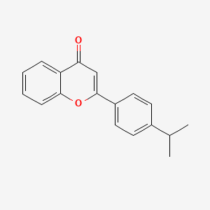 molecular formula C18H16O2 B1677365 4'-Isopropylflavone CAS No. 92831-11-3