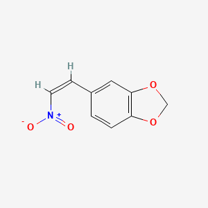 molecular formula C9H7NO4 B1677370 3,4-Methylenedioxy-beta-nitrostyrene CAS No. 1485-00-3
