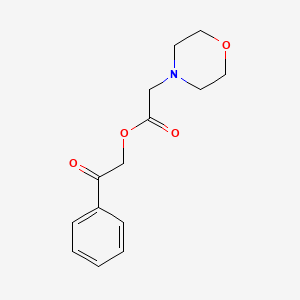 molecular formula C14H17NO4 B1677373 Mobecarb CAS No. 15518-84-0