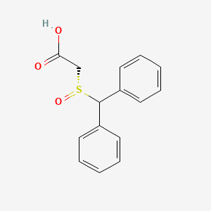 molecular formula C15H14O3S B1677380 (R)-(-)-Modafinic acid CAS No. 112111-45-2