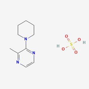 molecular formula C10H17N3O4S B1677383 Modaline Sulfate CAS No. 2856-75-9