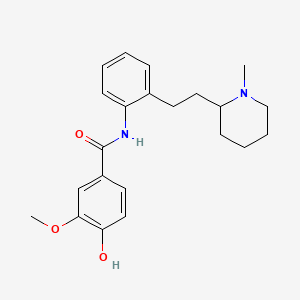 molecular formula C22H28N2O3 B1677384 Modecainide CAS No. 81329-71-7