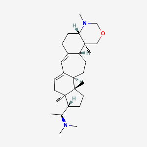 molecular formula C28H46N2O B1677387 Moenjodaramine CAS No. 36357-45-6