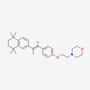 molecular formula C29H39NO2 B1677389 Mofarotene CAS No. 125533-88-2