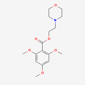 molecular formula C16H23NO6 B1677393 Mofloverine CAS No. 54063-50-2
