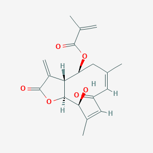 [(3aR,4S,6Z,9Z,11S,11aS)-11-hydroxy-6,10-dimethyl-3-methylidene-2,8-dioxo-4,5,11,11a-tetrahydro-3aH-cyclodeca[b]furan-4-yl] 2-methylprop-2-enoate