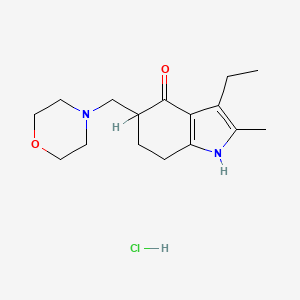 molecular formula C16H25ClN2O2 B1677402 Molindone Hydrochloride CAS No. 15622-65-8
