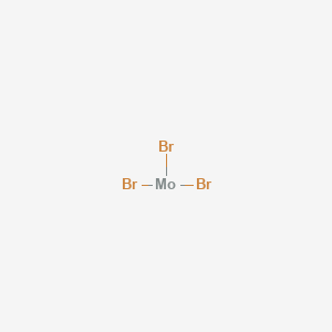 molecular formula MoBr3<br>Br3Mo B1677409 Molybdenum bromide(Br3Mo) CAS No. 13446-57-6