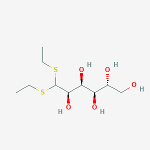 molecular formula C10H22O5S2 B167741 D-Glucose diethyl dithioacetal CAS No. 1941-52-2