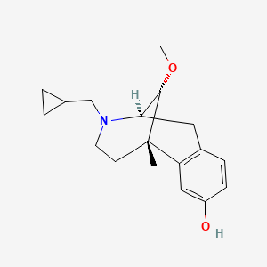 molecular formula C18H25NO2 B1677420 Moxazocine CAS No. 58239-89-7