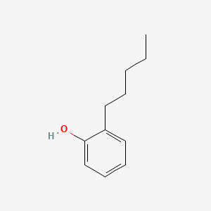 molecular formula C11H16O B1677444 邻戊基苯酚 CAS No. 136-81-2