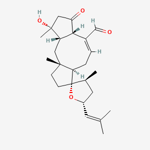 molecular formula C25H36O4 B1677446 Ophiobolin A CAS No. 4611-05-6
