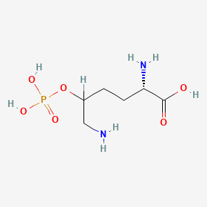 molecular formula C6H15N2O6P B1677448 5-Hydroxylysine phosphate CAS No. 32163-95-4