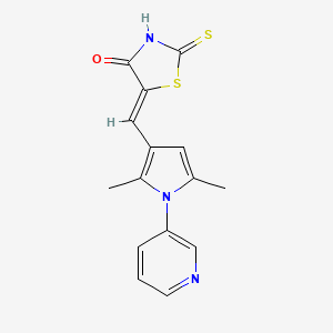 molecular formula C15H13N3OS2 B1677451 Optovin CAS No. 348575-88-2