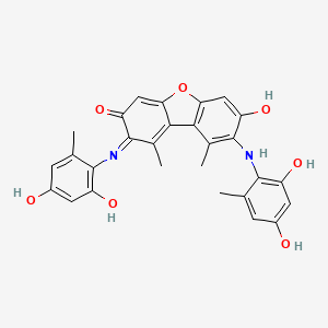 molecular formula C28H24N2O7 B1677455 Orcein CAS No. 1400-62-0