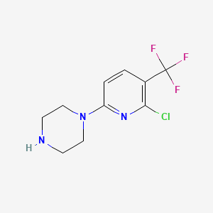molecular formula C10H11ClF3N3 B1677466 Org 12962 CAS No. 132834-56-1