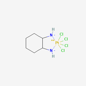 (2-Azanidylcyclohexyl)azanide;tetrachloroplatinum(2+)