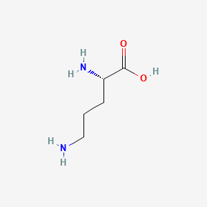 molecular formula C5H12N2O2 B1677492 L-ornithine CAS No. 70-26-8