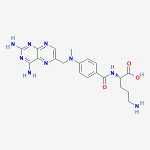 L-Ornithine, N2-(4-(((2,4-diamino-6-pteridinyl)methyl)methylamino)benzoyl)-