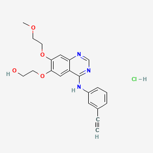 molecular formula C21H22ClN3O4 B1677509 Desmethyl Erlotinib CAS No. 183320-51-6