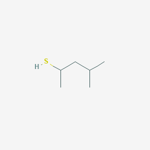 molecular formula C6H14S B167751 4-methylpentane-2-thiol CAS No. 1639-05-0