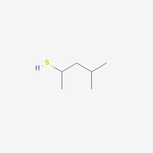 molecular formula C6H14S B167751 2-Pentanethiol, 4-methyl- CAS No. 1639-05-0