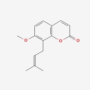 molecular formula C15H16O3 B1677514 Osthol CAS No. 484-12-8