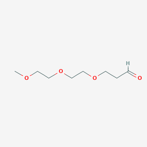 3-[2-(2-Methoxyethoxy)ethoxy]propanal