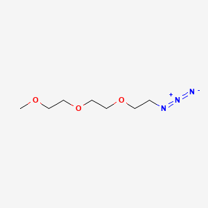 molecular formula C7H15N3O3 B1677517 6-FAM-PEG3-Azide CAS No. 74654-06-1