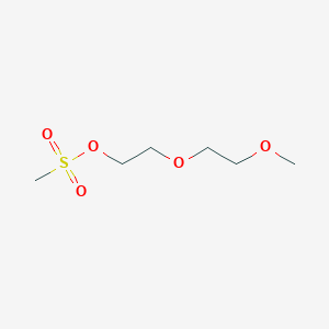 molecular formula C6H14O5S B1677518 2-(2-Methoxyethoxy)ethyl methanesulfonate CAS No. 60696-83-5