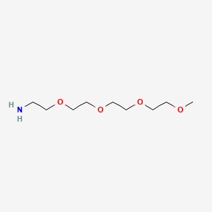 B1677522 3,6,9,12-Tetraoxatridecylamine CAS No. 85030-56-4