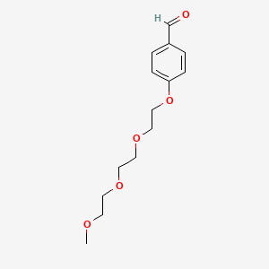 molecular formula C14H20O5 B1677523 m-PEG4-苯甲醛 CAS No. 153364-63-7