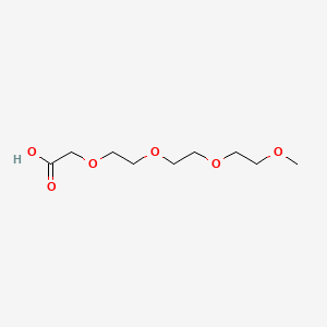 molecular formula C9H18O6 B1677525 2,5,8,11-四氧代十三烷-13-酸 CAS No. 16024-60-5