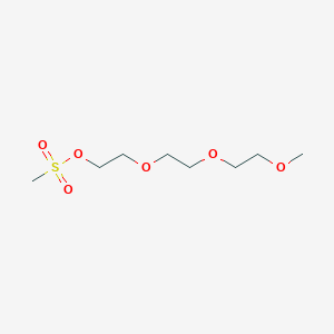 molecular formula C8H18O6S B1677526 2-(2-(2-Methoxyethoxy)ethoxy)ethyl methanesulfonate CAS No. 74654-05-0