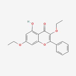 molecular formula C19H18O5 B1677537 3,7-Diethoxy-5-hydroxyflavone 