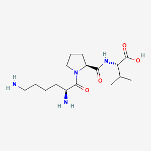 L-Valine, N-(1-L-lysyl-L-prolyl)-