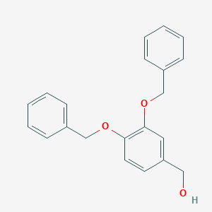 molecular formula C21H20O3 B167755 3,4-双(苄氧基)苄醇 CAS No. 1699-58-7