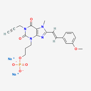 molecular formula C21H21N4Na2O7P B1677555 MSX3 CAS No. 261717-23-1