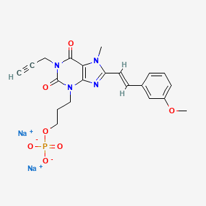 molecular formula C21H21N4Na2O7P B1677555 MSX-3 hydrate CAS No. 261717-23-1