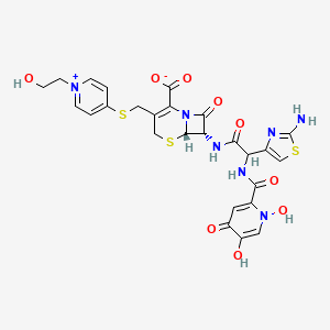molecular formula C26H28N7O11S3 B1677556 Antibiotic MT 0703 CAS No. 108353-14-6