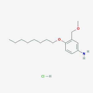 m-Toluidine, alpha-methoxy-4-(octyloxy)-, hydrochloride