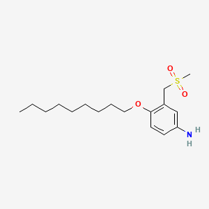 m-Toluidine, alpha-(methylsulfonyl)-4-(nonyloxy)-