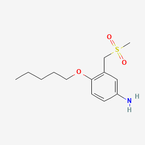 m-Toluidine, alpha-(methylsulfonyl)-4-(pentyloxy)-