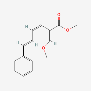 molecular formula C16H18O3 B1677576 Mucidin CAS No. 52110-55-1