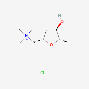 molecular formula C9H20ClNO2 B1677578 Muscarine Chloride CAS No. 2303-35-7